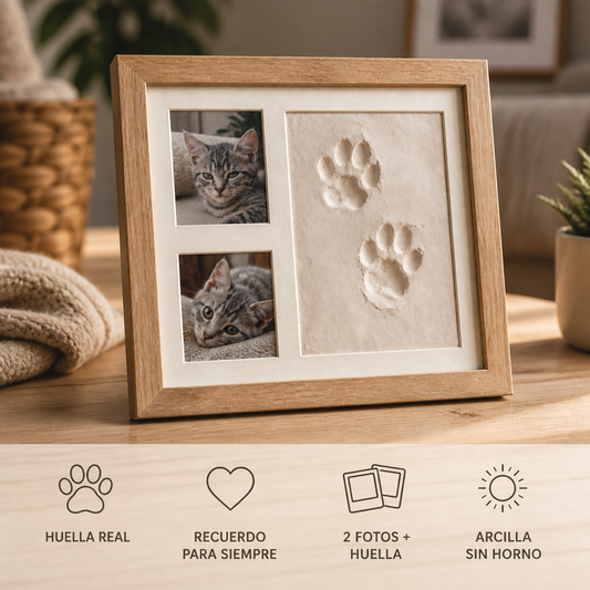 Kit Casero para Capturar la Huella de tu Mascota